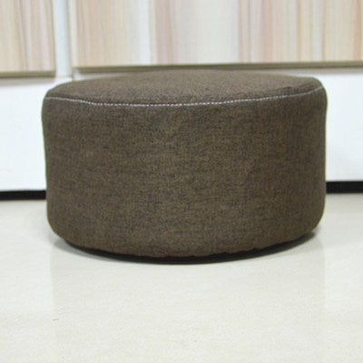 Floor household low stool small bedroom fabric pouf