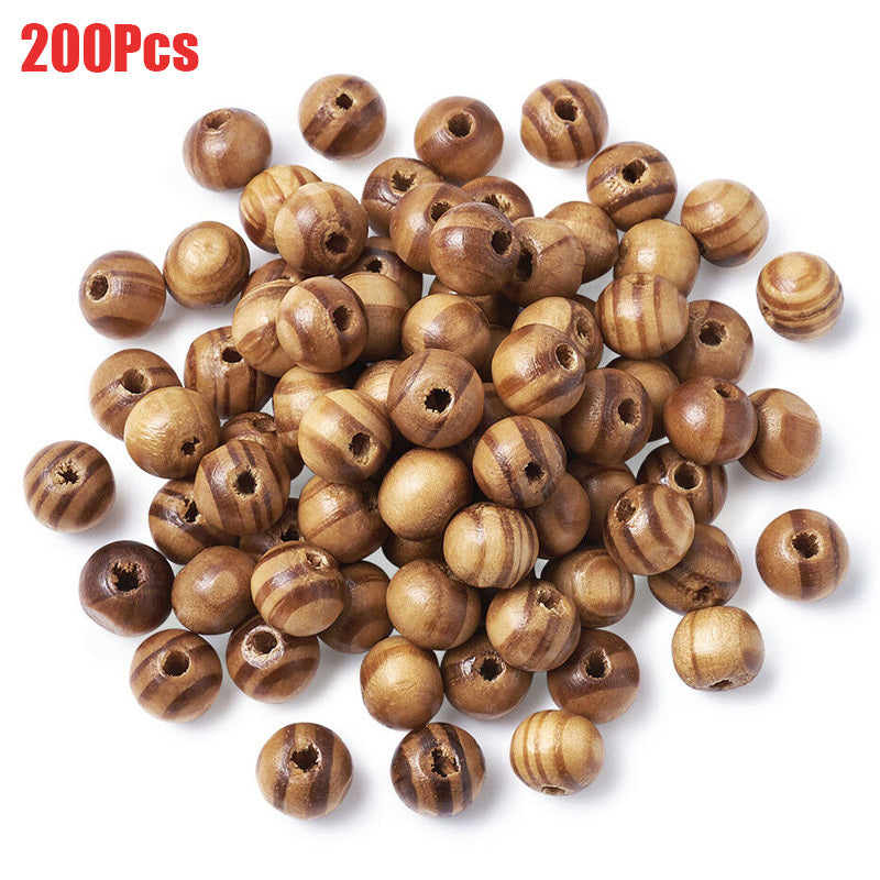 Diy Jewelry Accessories Pine Wood Beads