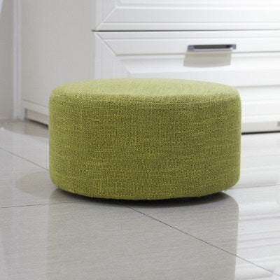 Floor household low stool small bedroom fabric pouf