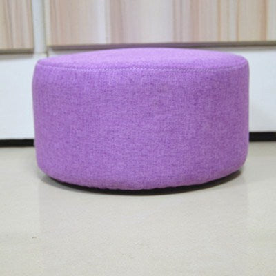 Floor household low stool small bedroom fabric pouf