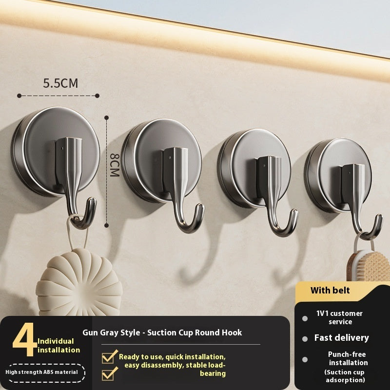 Bathroom Traceless Hole Free Strong Adhesive Hook