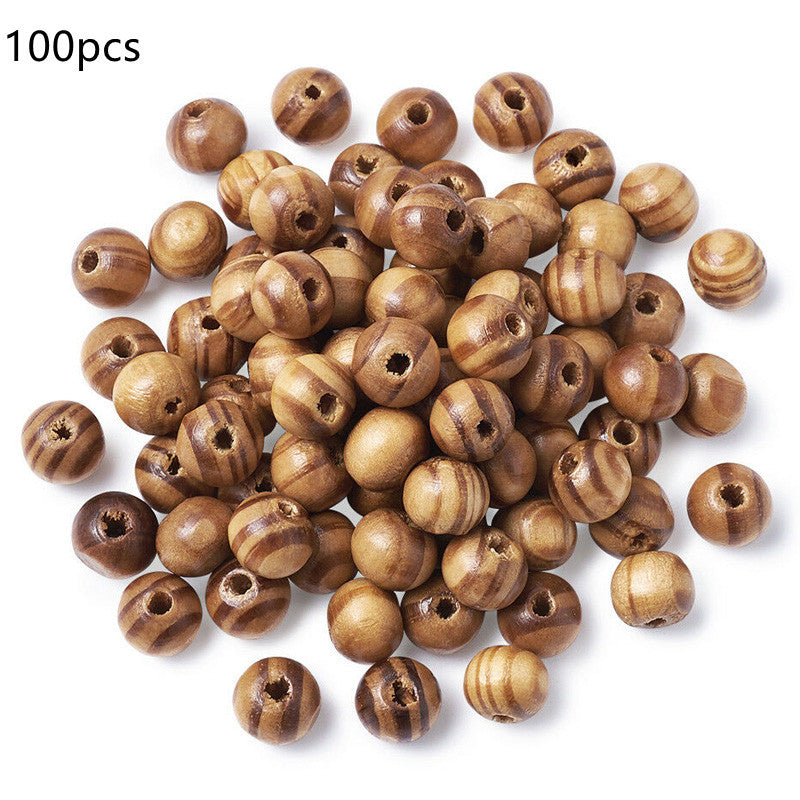 Diy Jewelry Accessories Pine Wood Beads