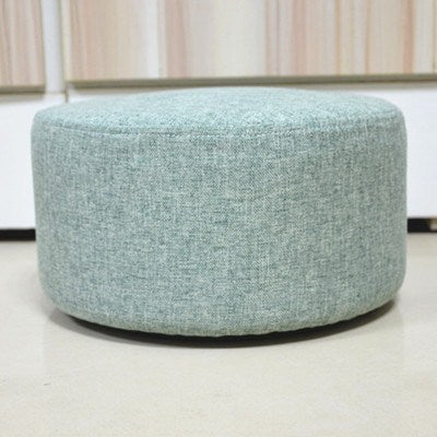 Floor household low stool small bedroom fabric pouf