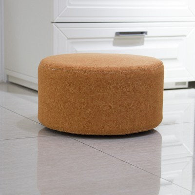 Floor household low stool small bedroom fabric pouf