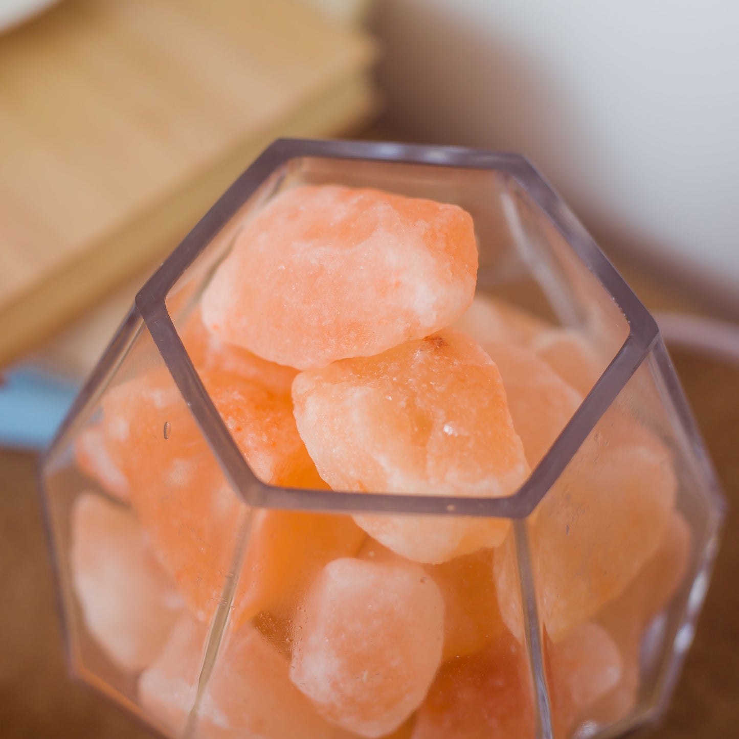 Himalayan crystal salt lamp