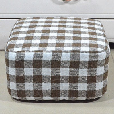 Floor household low stool small bedroom fabric pouf