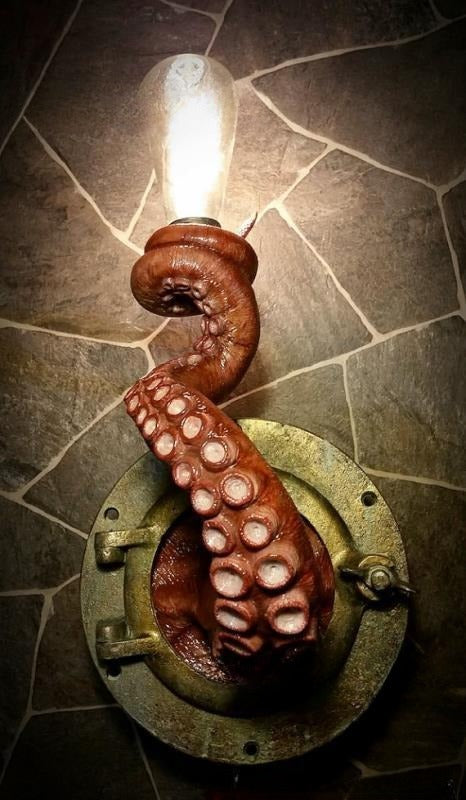 Retro Octopus Electric Light Tentacle Wall Sconces Lamp for Home Decor