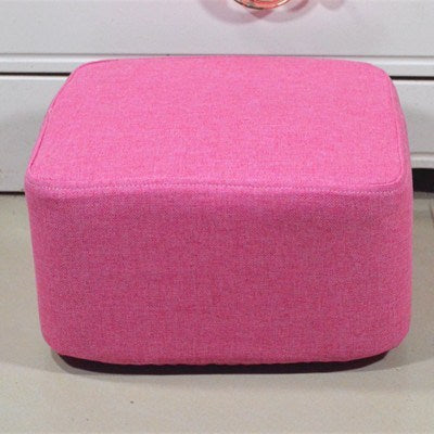 Floor household low stool small bedroom fabric pouf