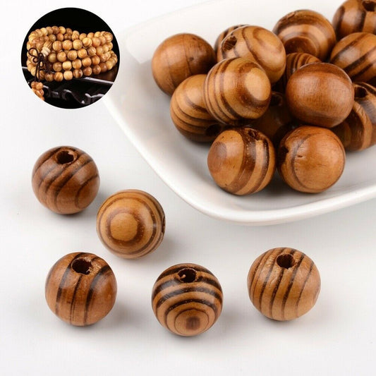Diy Jewelry Accessories Pine Wood Beads