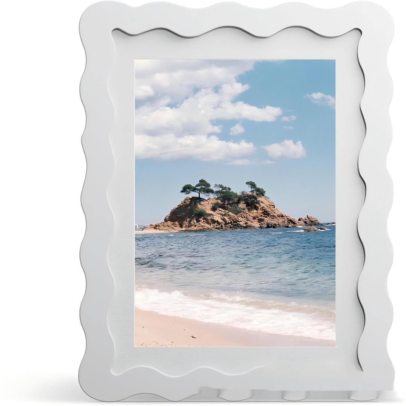 Wavy Frame Wooden Home Decoration Picture Frame