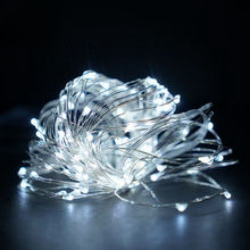 Led Copper Wire Small Color Light Atmosphere Light Strip String Light Beads Decorated Tree