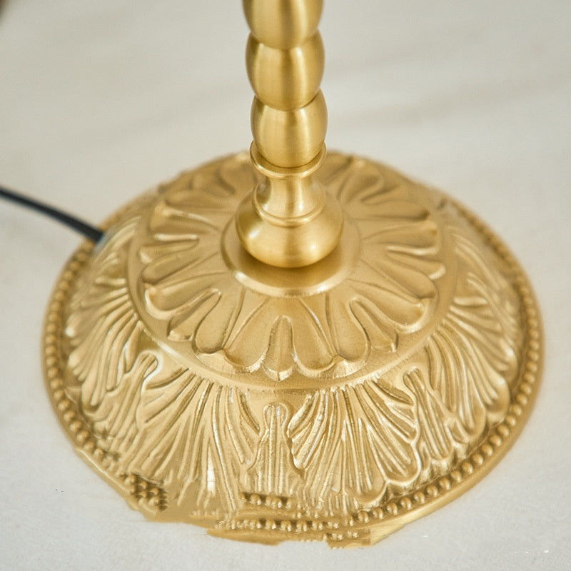 Personality Affordable Luxury Flower Middle Ancient Living Room Bedroom Bedside Study Eye Protection Reading Lamps